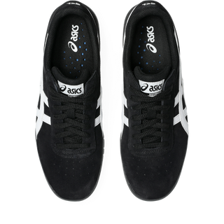 ASICS GEL-VICKKA PRO skate shoe in black with suede upper and GEL heel cushioning.

