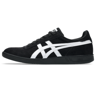ASICS GEL-VICKKA PRO skate shoe in black with suede upper and GEL heel cushioning.

