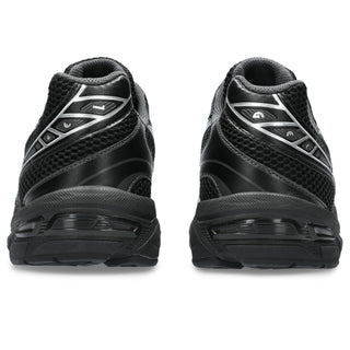 ASICS GEL-1130 in Black/Pure Silver with retro design, mesh upper, and GEL™ cushioning.

