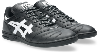 ASICS Leggerezza FB skate shoe in black and bright white.