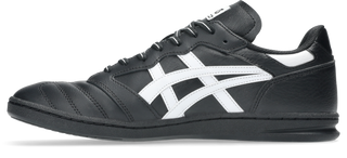 ASICS Leggerezza FB skate shoe in black and bright white.