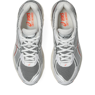 ASICS GT-2160 in White and Sun Coral with GEL® cushioning and retro design.