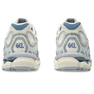 ASICS GEL-NYC Sportstyle Shoes in Ivory/Mid Grey, merging vintage style with modern comfort technology.