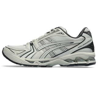 ASICS GEL-KAYANO 14 Earthenware Shoes in White Sage/Graphite Grey, inspired by nature with technical design and GEL cushioning.