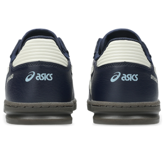 ASICS SKYHAND OG in Midnight/Ivory with synthetic leather and suede upper, FLYTEFOAM® PROPEL cushioning, and gum outsole.