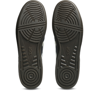 ASICS SKYHAND OG in Midnight/Ivory with synthetic leather and suede upper, FLYTEFOAM® PROPEL cushioning, and gum outsole.