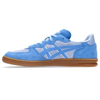ASICS SKYHAND OG sneakers in sapphire and blue coast colorway with retro handball-inspired design, premium suede and mesh upper, and classic ASICS styling