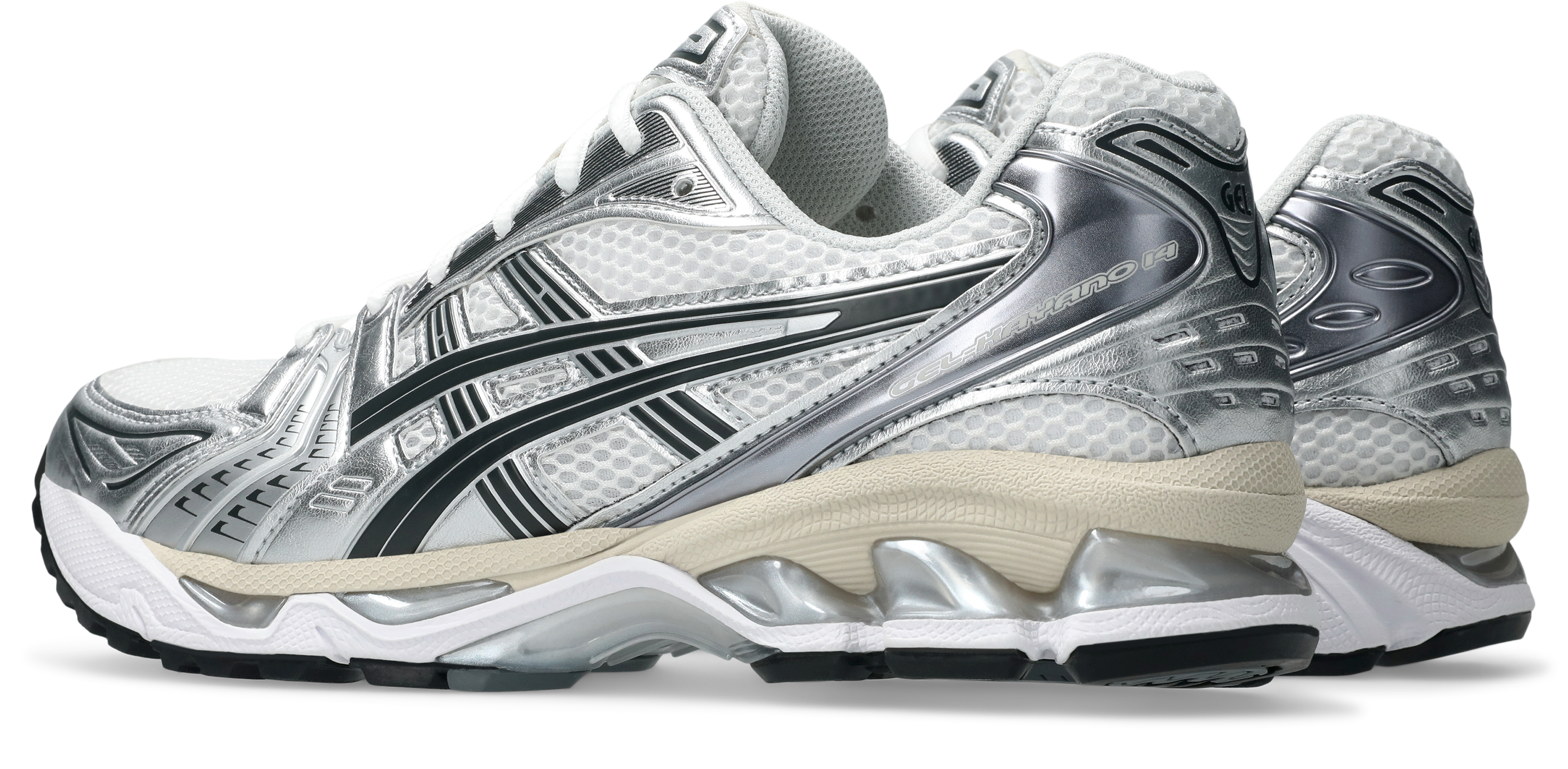 ASICS GEL-KAYANO 14 Shoes - White/Graphite Grey – Drift House ASICS GEL-KAYANO 14 Shoes - White/Graphite Grey – Drift House