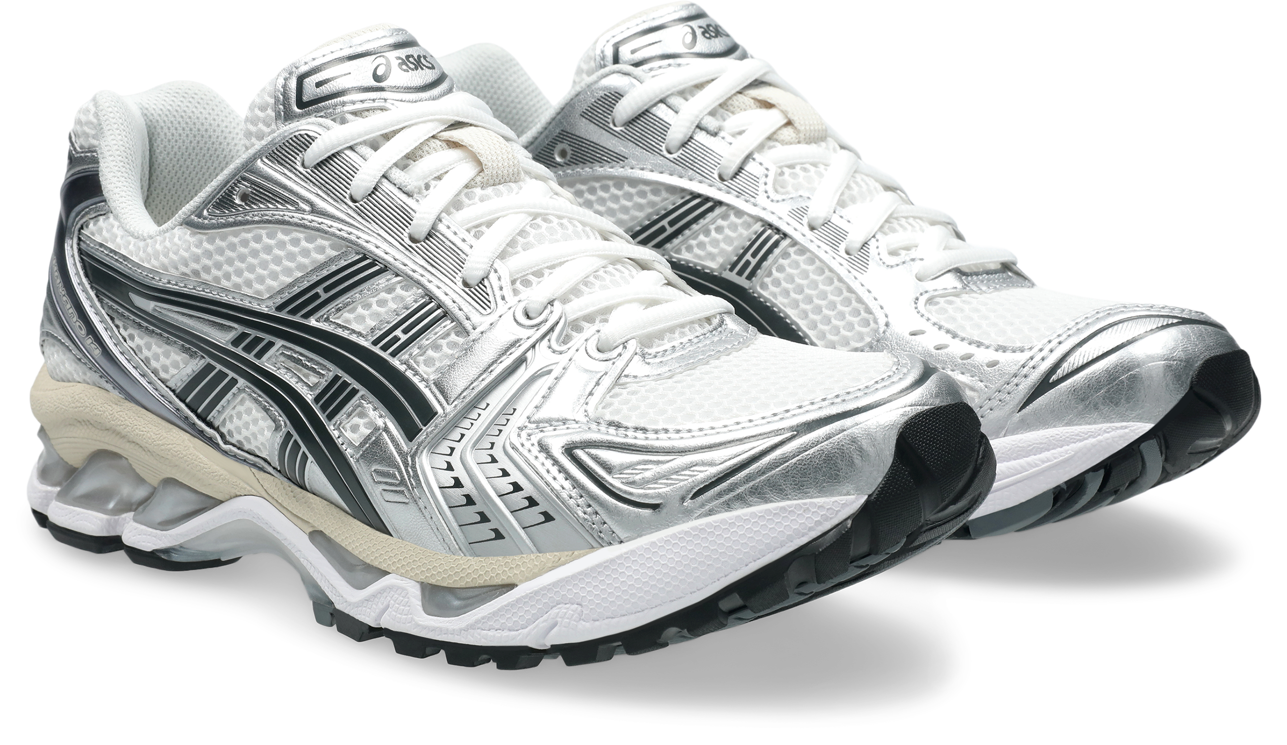 ASICS GEL-KAYANO 14 Shoes - White/Graphite Grey – Drift House ASICS GEL-KAYANO 14 Shoes - White/Graphite Grey – Drift House