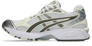 ASICS GEL-KAYANO 14 Shoes in White/Ivory - retro running sneakers with GEL® technology cushioning, TRUSSTIC® support system, and 2000s heritage design