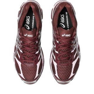 ASICS GEL-CUMULUS 16 in Port Royal with mesh upper, dual GEL® cushioning, FLUIDRIDE™, and FLYTEFOAM® midsole comfort.