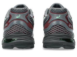 ASICS GEL-K1011 in Port Royal/Steel Grey with layered Kayano-inspired design.

