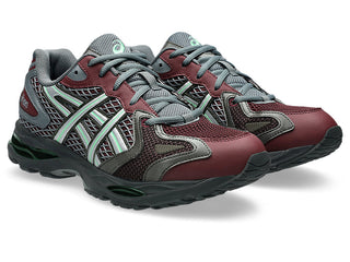ASICS GEL-K1011 in Port Royal/Steel Grey with layered Kayano-inspired design.

