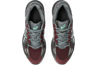 ASICS GEL-K1011 in Port Royal/Steel Grey with layered Kayano-inspired design.

