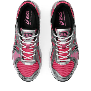 ASICS GEL-KAYANO 12.1 in Dragon Fruit and Black with layered mesh upper and metallic-inspired overlays.