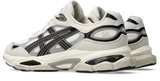ASICS GEL-NYC 2.0 White Oatmeal sneaker with suede overlays, GEL cushioning, and heritage running design.