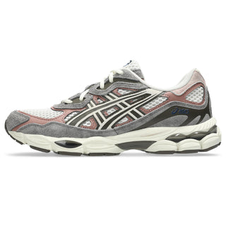 ASICS GEL-NYC sneakers in birch and driftwood colorway with GEL-NIMBUS 3 inspired upper, dual GEL technology cushioning, and heritage 2000s running design