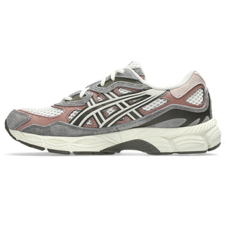 ASICS GEL-NYC sneakers in birch and driftwood colorway with GEL-NIMBUS 3 inspired upper, dual GEL technology cushioning, and heritage 2000s running design