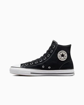 Black Converse All Star high-top sneaker on a white background