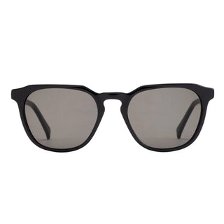"Otis Eyewear Divide sunglasses in Eco Black frame with Grey Polar lenses — sustainable polarized sunglasses for men and women"