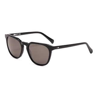 "Otis Eyewear Divide sunglasses in Eco Black frame with Grey Polar lenses — sustainable polarized sunglasses for men and women"