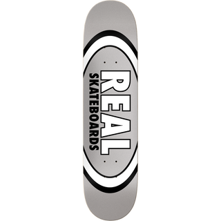 Real Skateboards Classic Oval Skateboard Deck, 7.75" — 29.5" length, 13.0" wheelbase, 6.25" nose, 5.75" tail, ideal for all skill levels