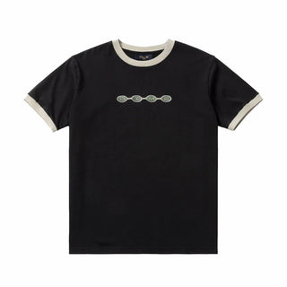 Dime Space Ringer Tee in Black