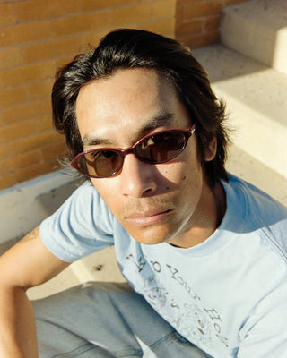 Crap Eyewear Star Locket Sunglasses - Oxblood Bio/Haze