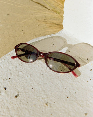 Crap Eyewear Star Locket Sunglasses - Oxblood Bio/Haze