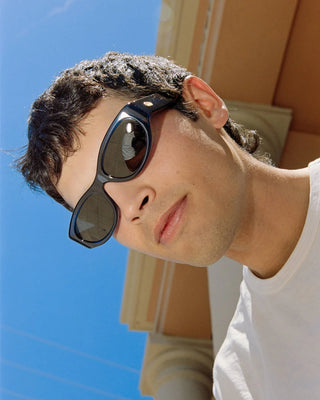 Crap Eyewear Funk Punk Sunglasses - Crystal Navy Bio/Grey