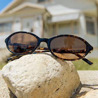 Crap Eyewear Star Locket Sunglasses - Dark Tortoise Bio/Cinnamon