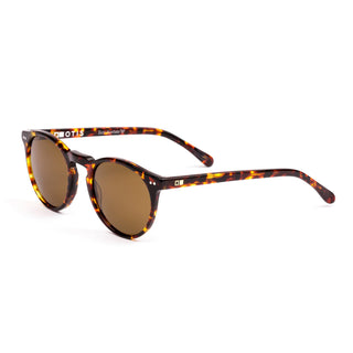 "Otis Eyewear Omar sunglasses in Eco Havana Sun frame with Brown Polar lenses — sustainable polarized sunglasses for men and women"