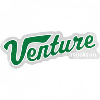 Venture Collegiate Medium Decal with classic collegiate logo for skateboard and gear customization