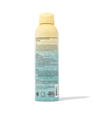 Image of Sun Bum's 'Cool Down' Aloe Vera Spray, a rejuvenating after-sun spray with Aloe and Vitamin E for hydration and revitalization of sun-exposed skin.