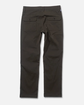 Salty Crew Transom Tech Pants Deep Forest with recycled stretch fabric, quick-dry performance, utility pockets, and adjustable drawcord waist.