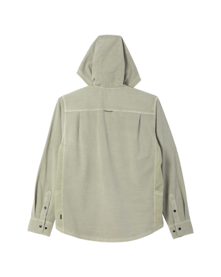 Dark Seas Albright UV long sleeve hooded fishing shirt with moisture-wicking stretch fabric, burnout panels, and zippered pockets.