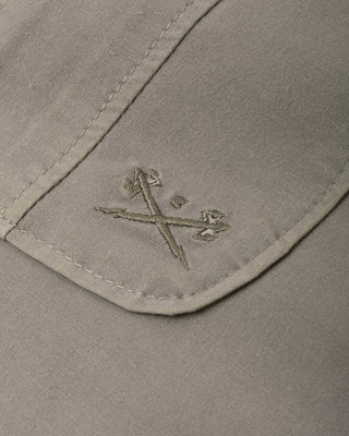 Dark Seas Albright UV long sleeve hooded fishing shirt with moisture-wicking stretch fabric, burnout panels, and zippered pockets.