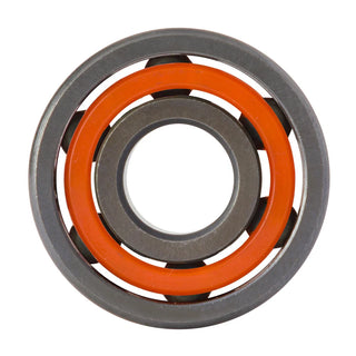 Bronson 6-Ball Raw bearings with shield-free design and tungsten coated races for maximum speed and durability.