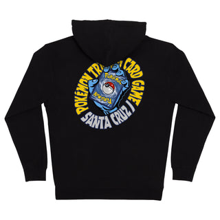 Santa Cruz Pokémon TCG Hand Zip Hooded Heavyweight Sweatshirt in Black