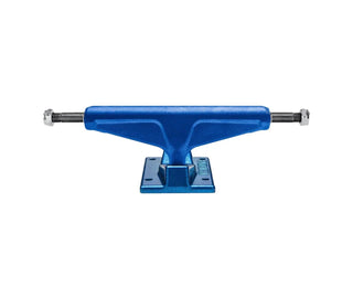 Venture 5.6 HI Team Edition skateboard trucks in Anodized Blue finish with premium construction for maximum stability