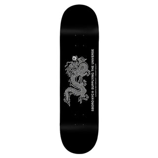 5BORO 5Ball Dragon skateboard deck 8.25″ × 32″ with Cody Hudson Struggle Inc. artwork, popsicle shape.