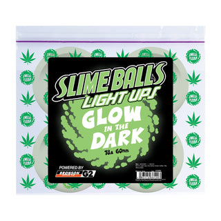 Slime Balls 60mm Light Ups OG Slime Glow in the Dark skateboard wheels
