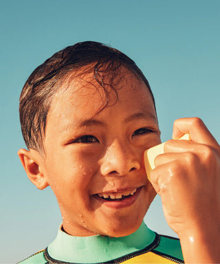 Image of Sun Bum Kids SPF 50 Clear Sunscreen Face Stick, offering high SPF, water-resistant protection in a convenient, kid-friendly format.