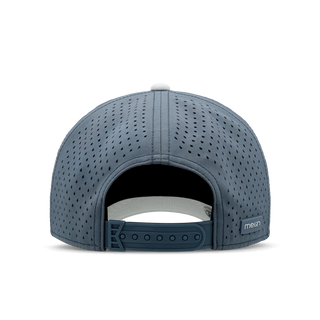 melin Odysea Stacked Hydro Hat in Clear Lake — hydrophobic crown panels, water repellant, floatable, and breathable with moisture-wicking lining and hidden besom pocket