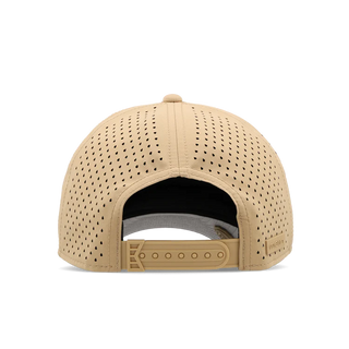 melin Compass Hydro Hat in Dark Khaki — wide curved visor, deeper fit ballcap with water-friendly, floatable HYDRO performance and moisture-wicking lining