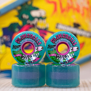 Slime Balls 60mm Meek Slasher OG Slime Green Glitter 78a skateboard wheels