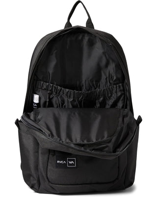 RVCA Estate Backpack IV - Durable recycled polyester backpack with adjustable straps and multiple compartments.