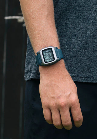 Nixon High Tide All Black Watch, High Tide surf watch with a customizable high-res screen.
