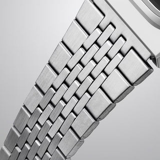 Casio Vintage A140WE-8A — retro-inspired digital watch with sunray dial, chrome-plated resin case, multi-row stainless steel bracelet, and EL blue backlight