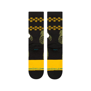 Image: Stance x Elf SMILINGS MY FAVORITE in Black, featuring classic sock height and plush cushioning for superior comfort.